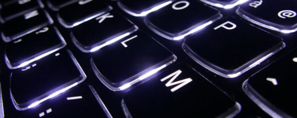 la clavier d'un ordinateur